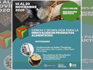 PreCongreso Internacional de Ciencia y Tecnología de los Alimentos, Córdoba 2020